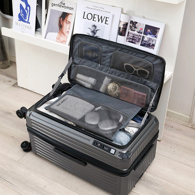 Thickened travel suitcase with drop resistance