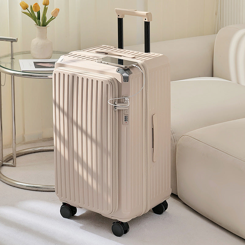 Thickened travel suitcase with drop resistance