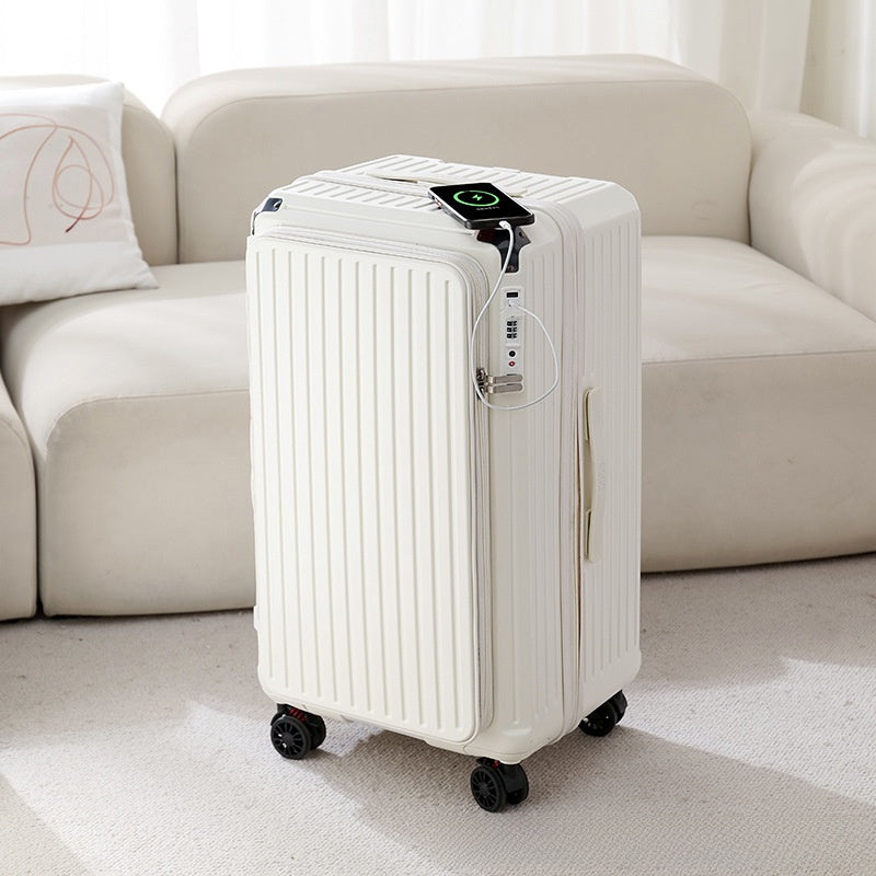 Thickened travel suitcase with drop resistance