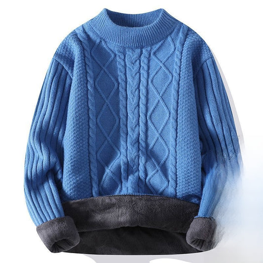 Thickened twisted woolen sweater