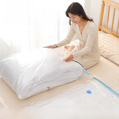 Thickened vacuum compression bag