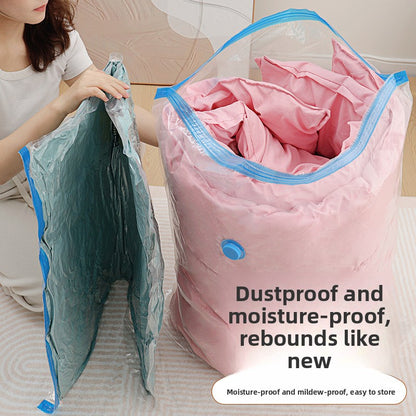 Thickened vacuum compression bag