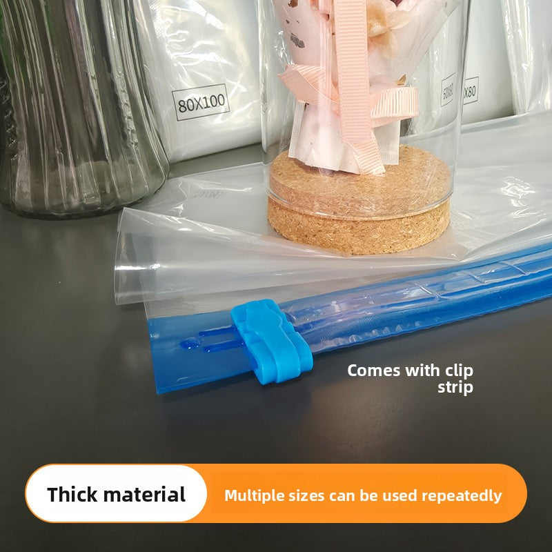 Thickened vacuum compression bag