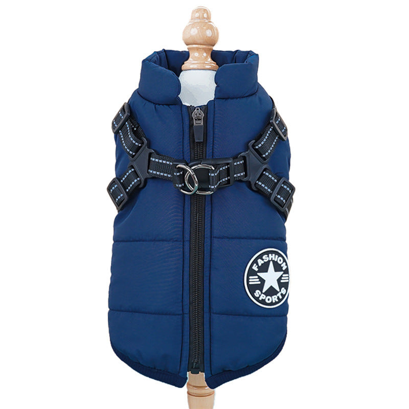 Thickened Warm Pet Cotton Vest for Dogs and Cats
