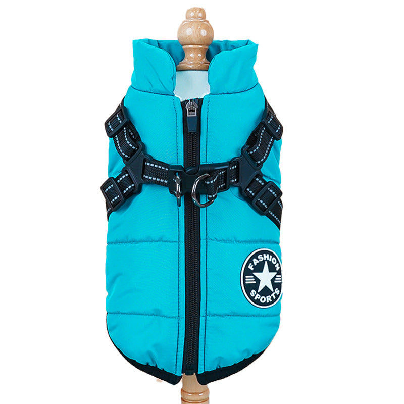 Thickened Warm Pet Cotton Vest for Dogs and Cats