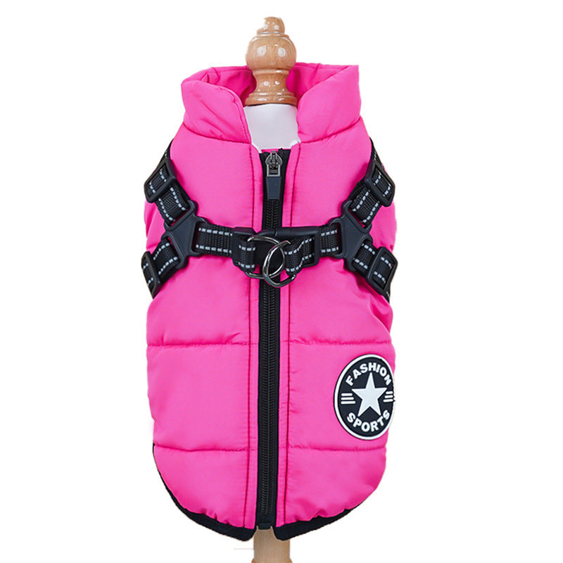 Thickened Warm Pet Cotton Vest for Dogs and Cats