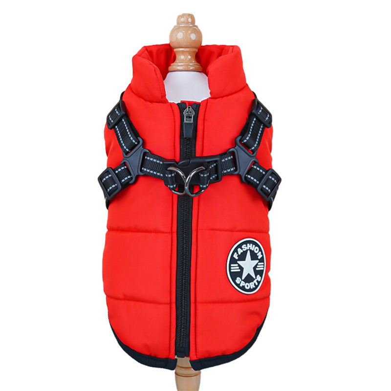 Thickened Warm Pet Cotton Vest for Dogs and Cats