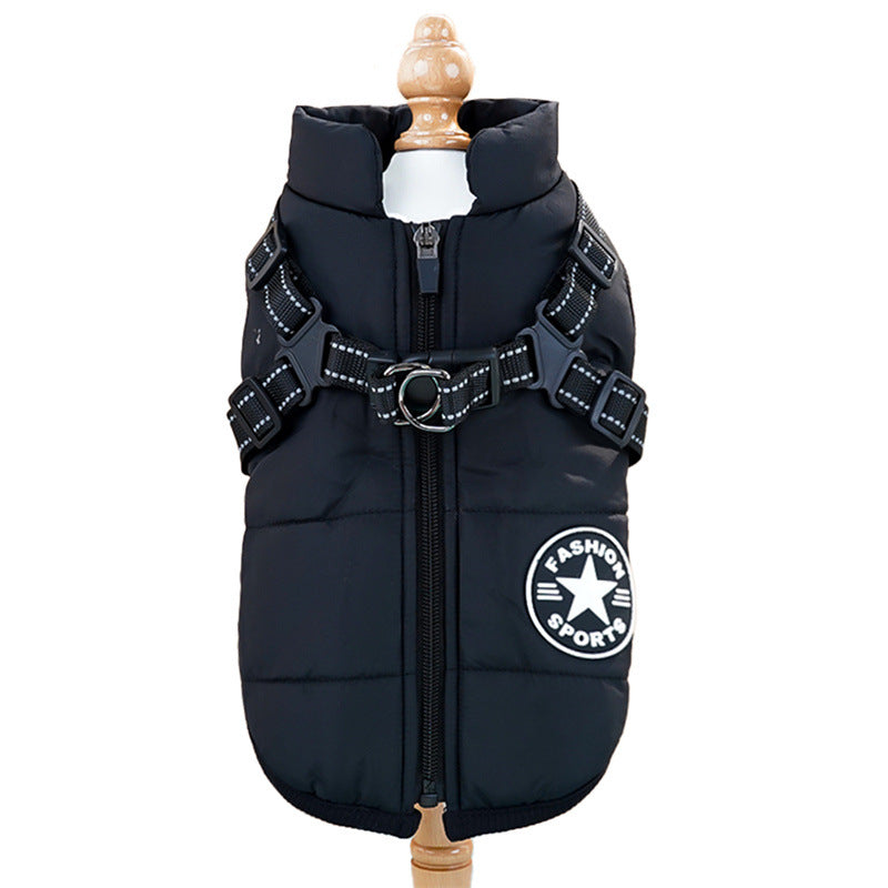 Thickened Warm Pet Cotton Vest for Dogs and Cats