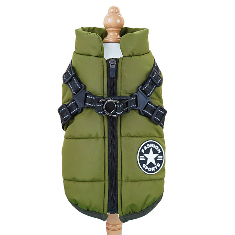Thickened Warm Pet Cotton Vest for Dogs and Cats