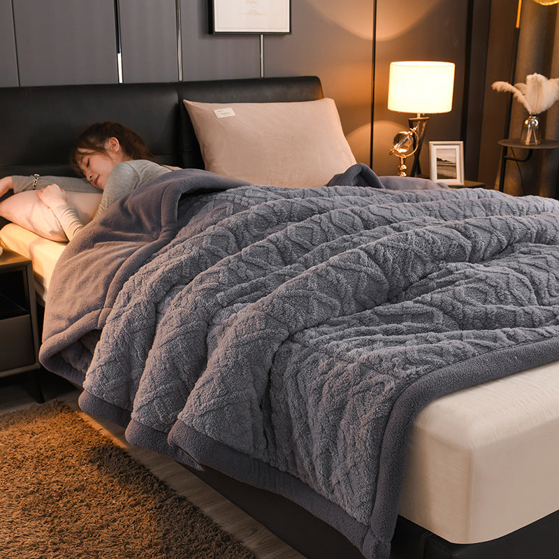 Thickened Winter Taffeta Fleece Blanket
