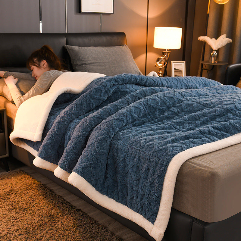 Thickened Winter Taffeta Fleece Blanket