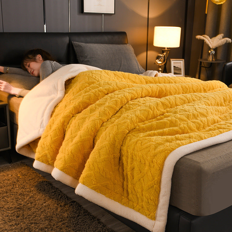Thickened Winter Taffeta Fleece Blanket
