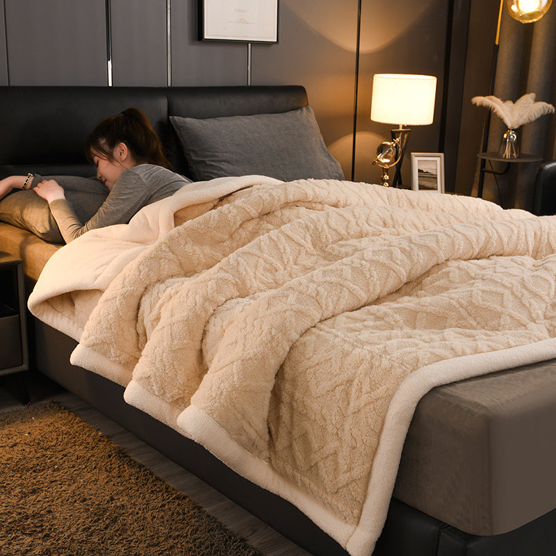 Thickened Winter Taffeta Fleece Blanket