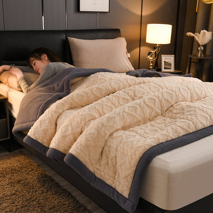 Thickened Winter Taffeta Fleece Blanket
