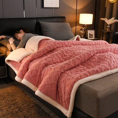Thickened Winter Taffeta Fleece Blanket