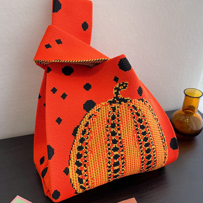Thickened Woven Handbag with Shoulder Strap