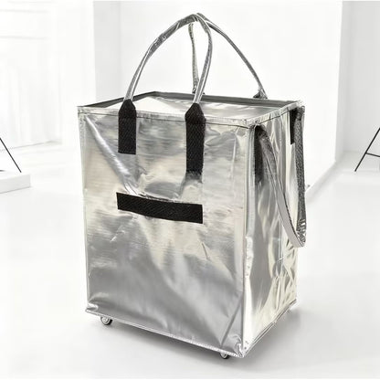 Thickened Woven Waterproof Shopping Tote Bag