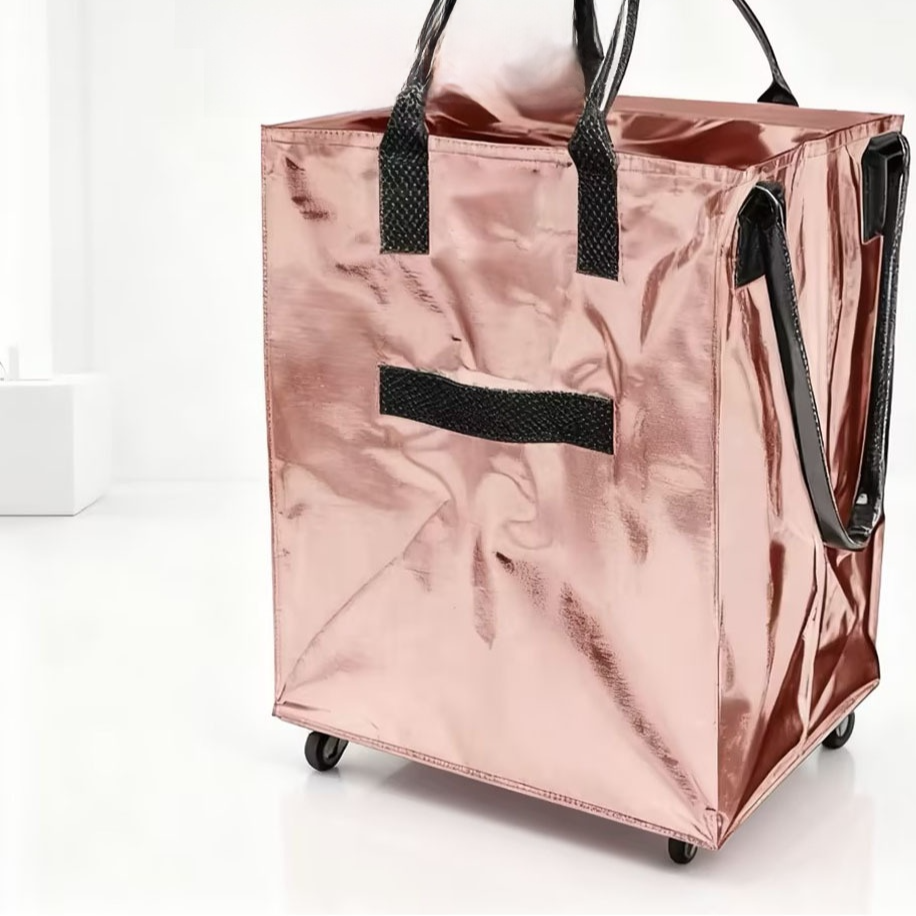 Thickened Woven Waterproof Shopping Tote Bag