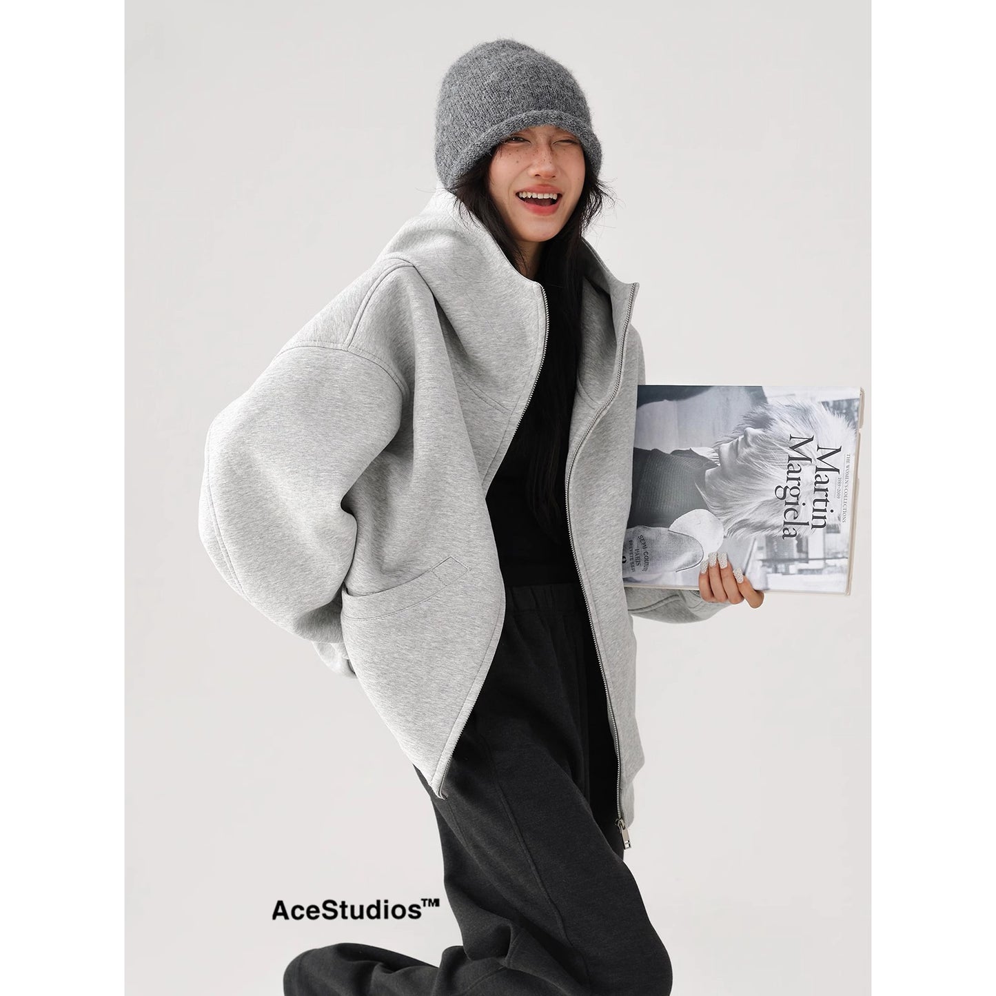 Thickeneded Sweatshirt Jacket