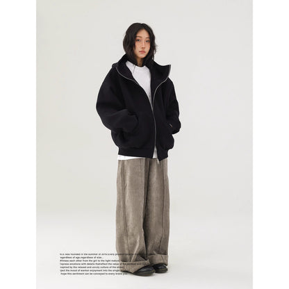 Thickeneded Sweatshirt Jacket