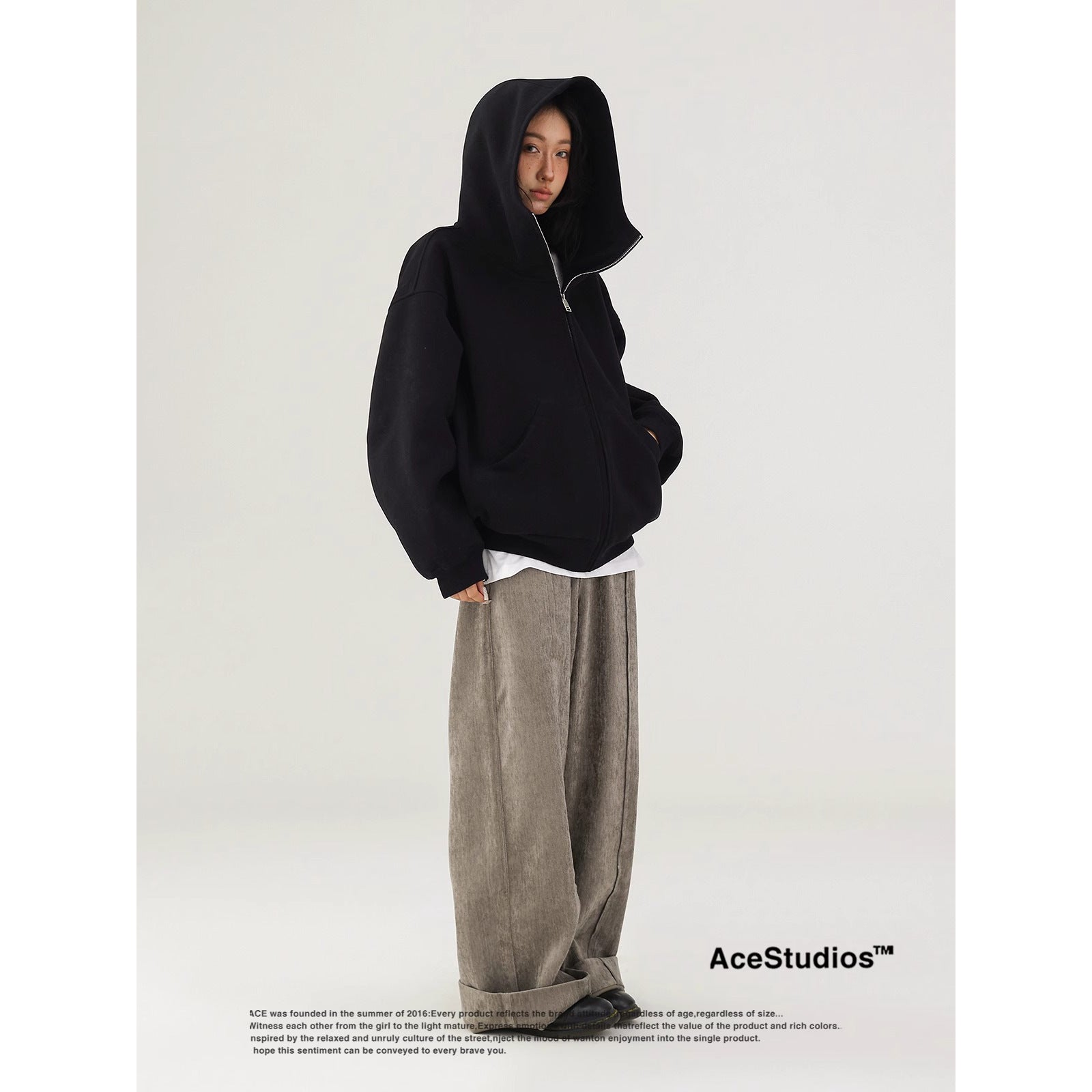 Thickeneded Sweatshirt Jacket