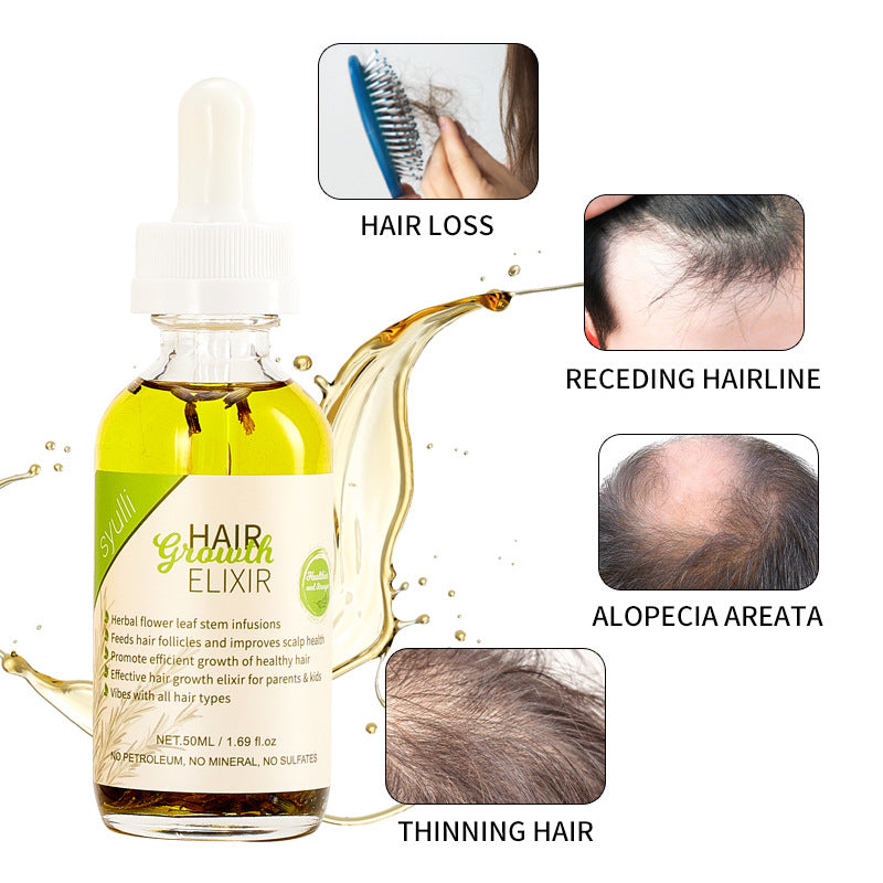 Thickening hair oil