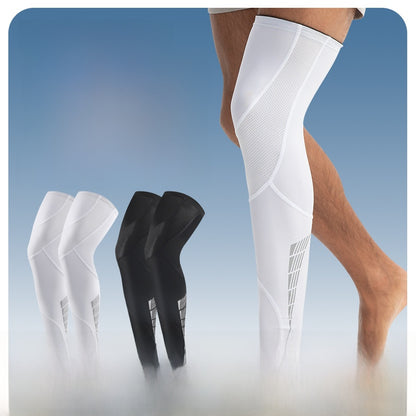Thigh-high compression stockings