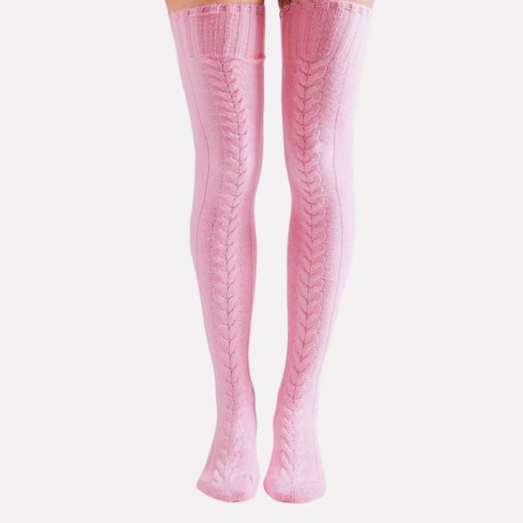 thigh-high socks