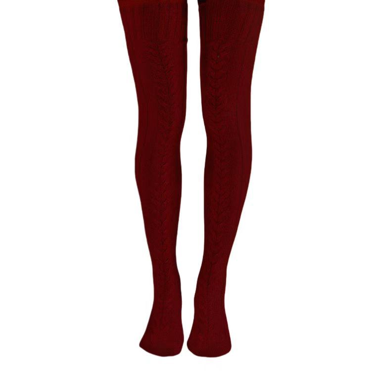 thigh-high socks