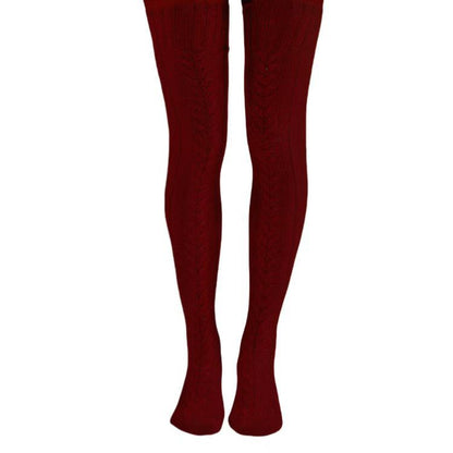 thigh-high socks