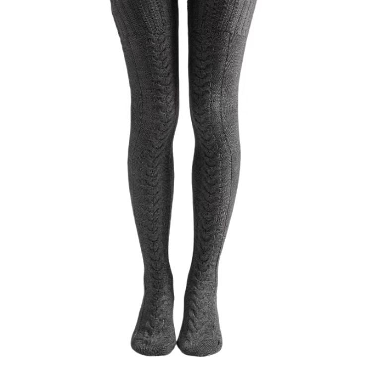 thigh-high socks