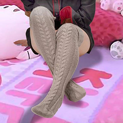 thigh-high socks