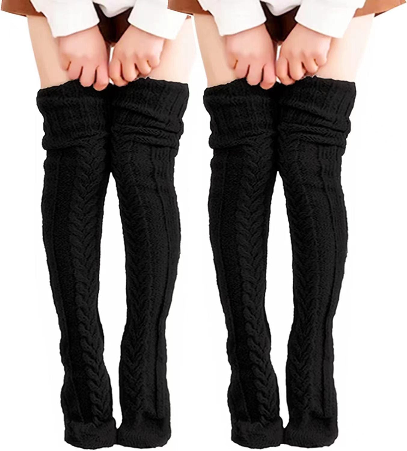 thigh-high socks