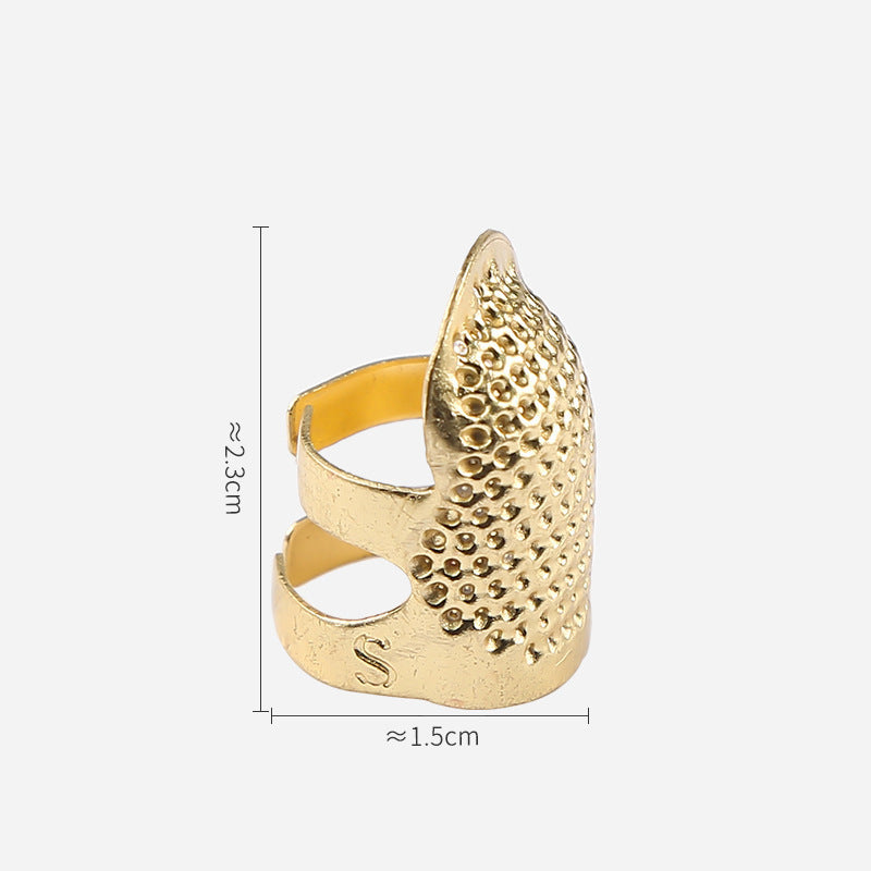 Thimble Hoop Sewing Tools Ring