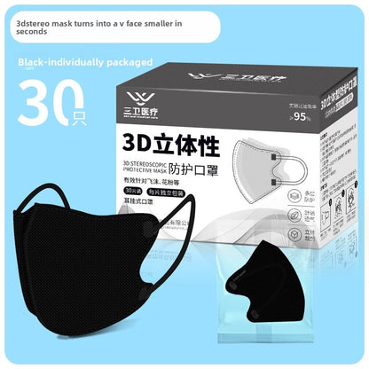 Thin 3D stereoscopic mask