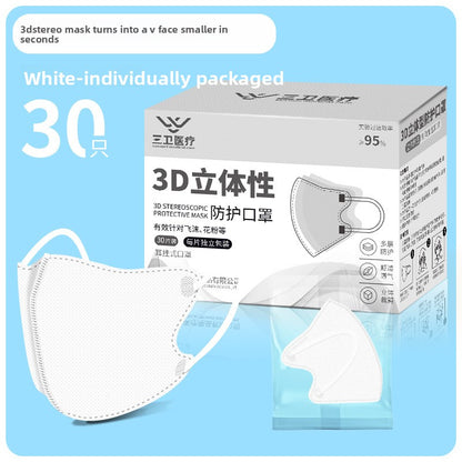Thin 3D stereoscopic mask