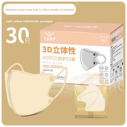 Thin 3D stereoscopic mask