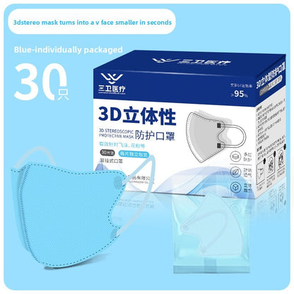 Thin 3D stereoscopic mask