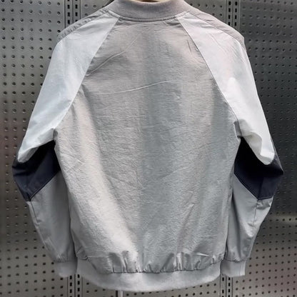 Thin Baseball Collar Jacket