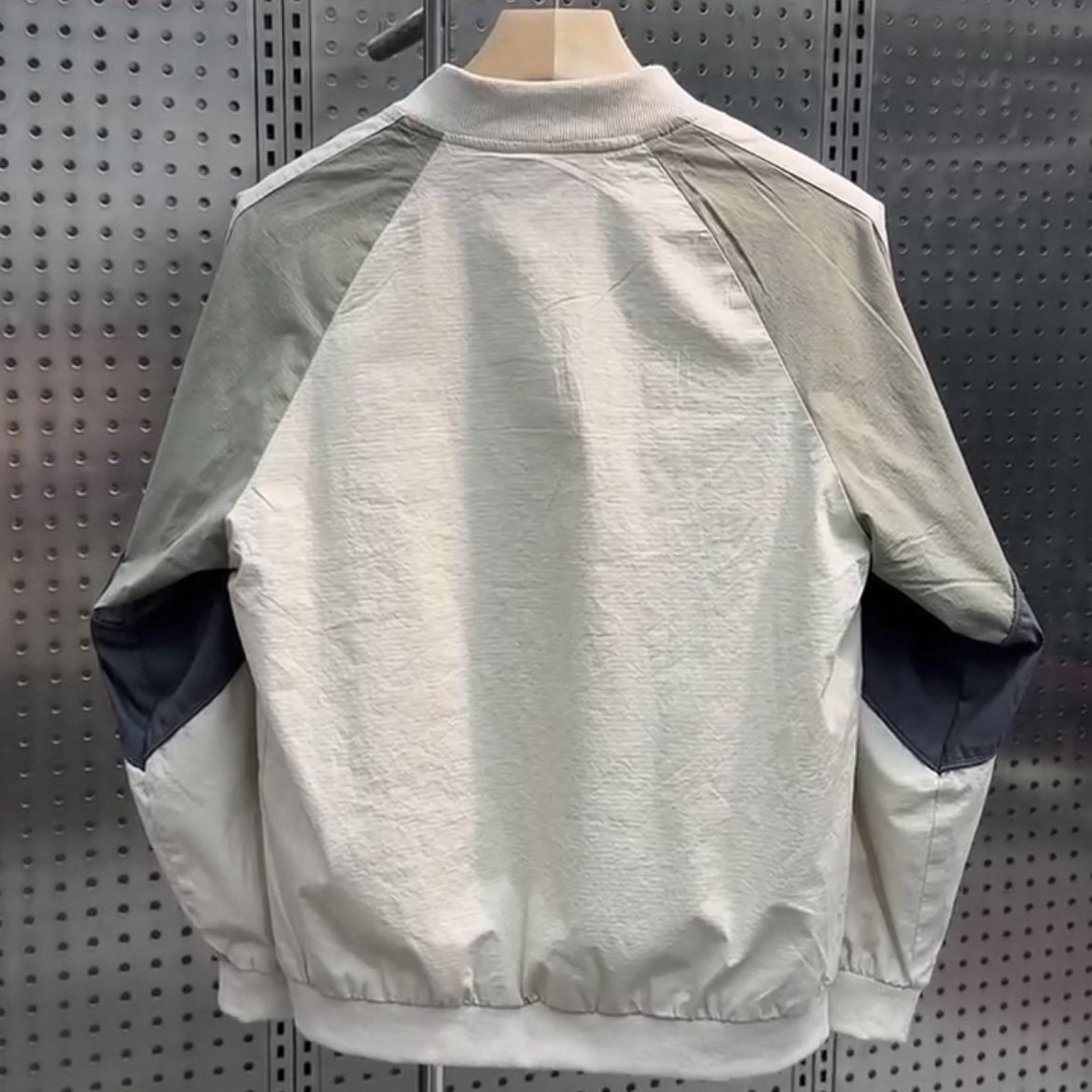 Thin Baseball Collar Jacket