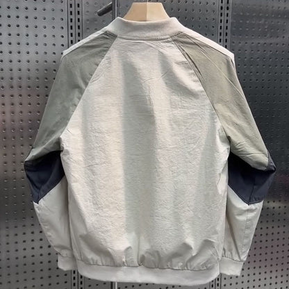 Thin Baseball Collar Jacket