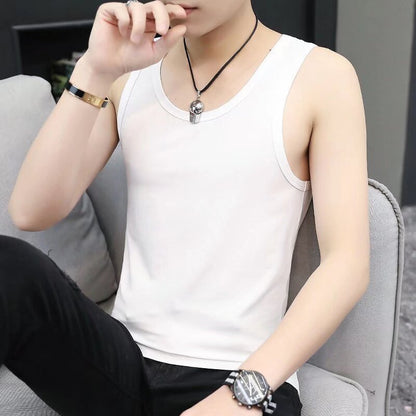 Thin ice silk vest