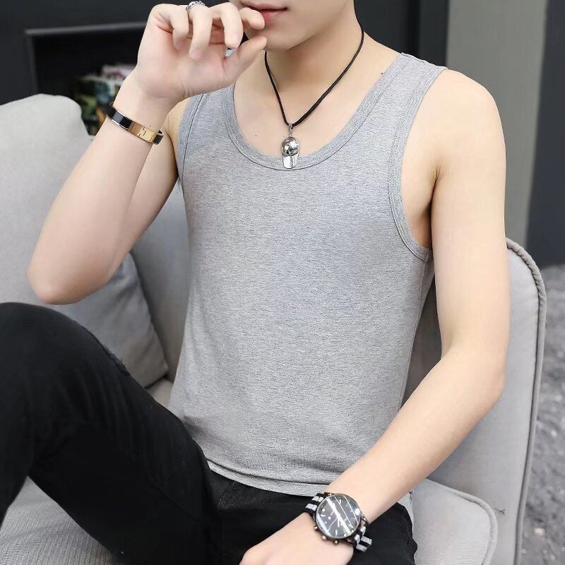 Thin ice silk vest