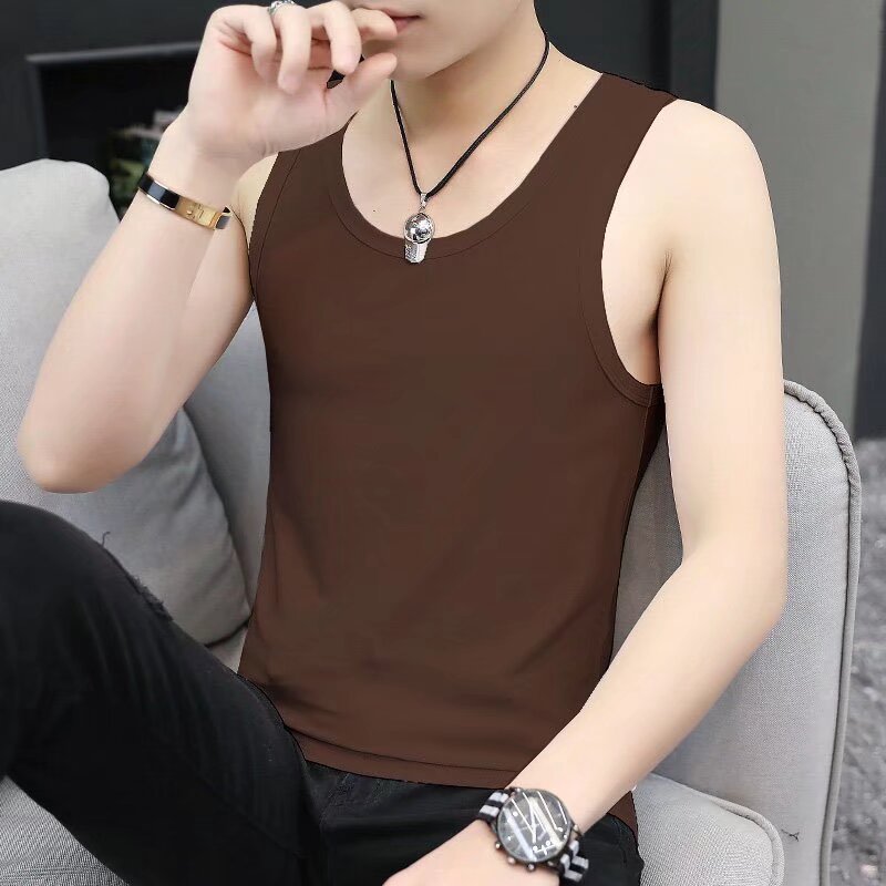 Thin ice silk vest