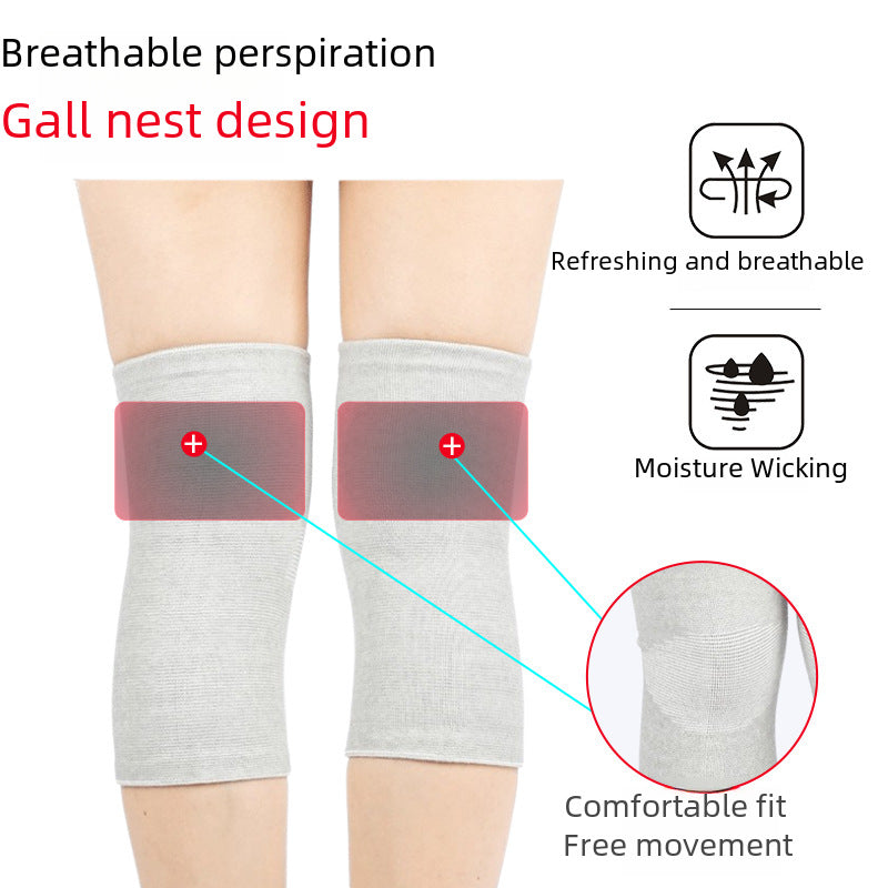 Thin knee pads four-sided bullet material wholesale outdoor basketball running knee pads fitness cycling sports knee pads