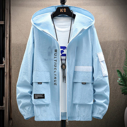 Thin-layer ice silk sun protection clothing