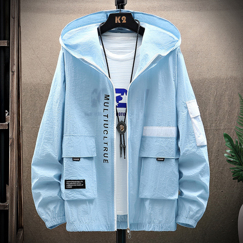 Thin-layer ice silk sun protection clothing