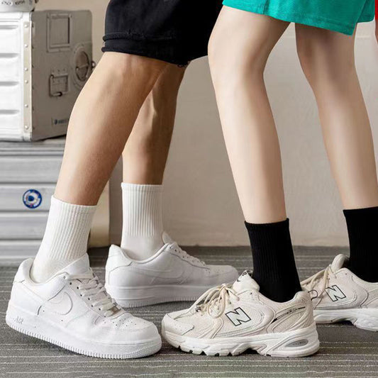 Thin mid-calf socks