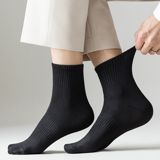 Thin mid-calf socks