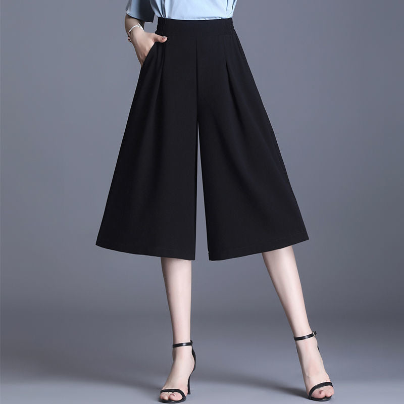 Thin Wide-Leg Pants for Women